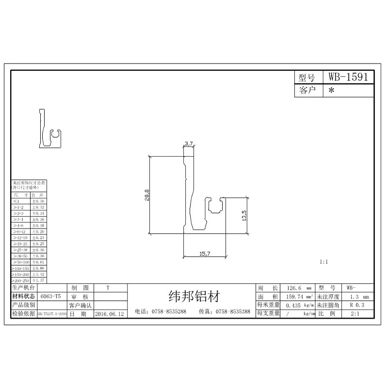 Профиль-упор